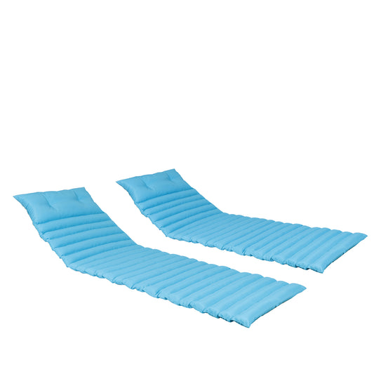 Dio Outdoor Lounge Chair Cushion Replacement (Set of 2) - Sky Blue