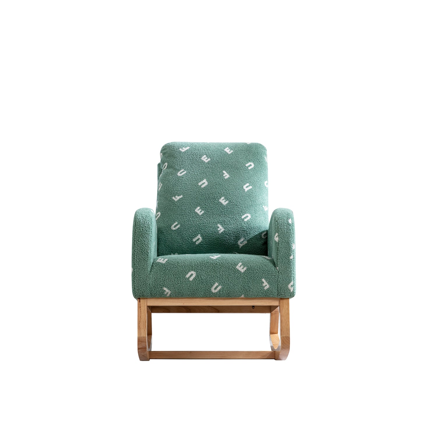 Russo Modern Rocking Chair - Green