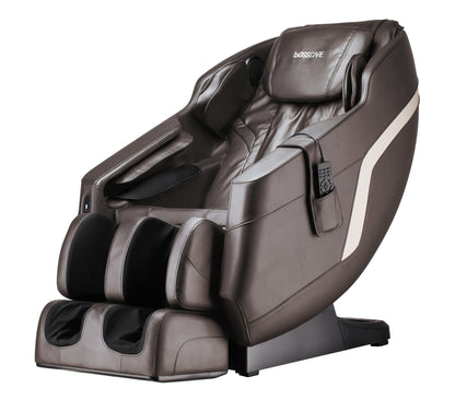 Trinity Full Body Massage Recliner with Foot Roller - Brown