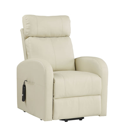 Ricardo PU Recliner with Power Lift - Beige