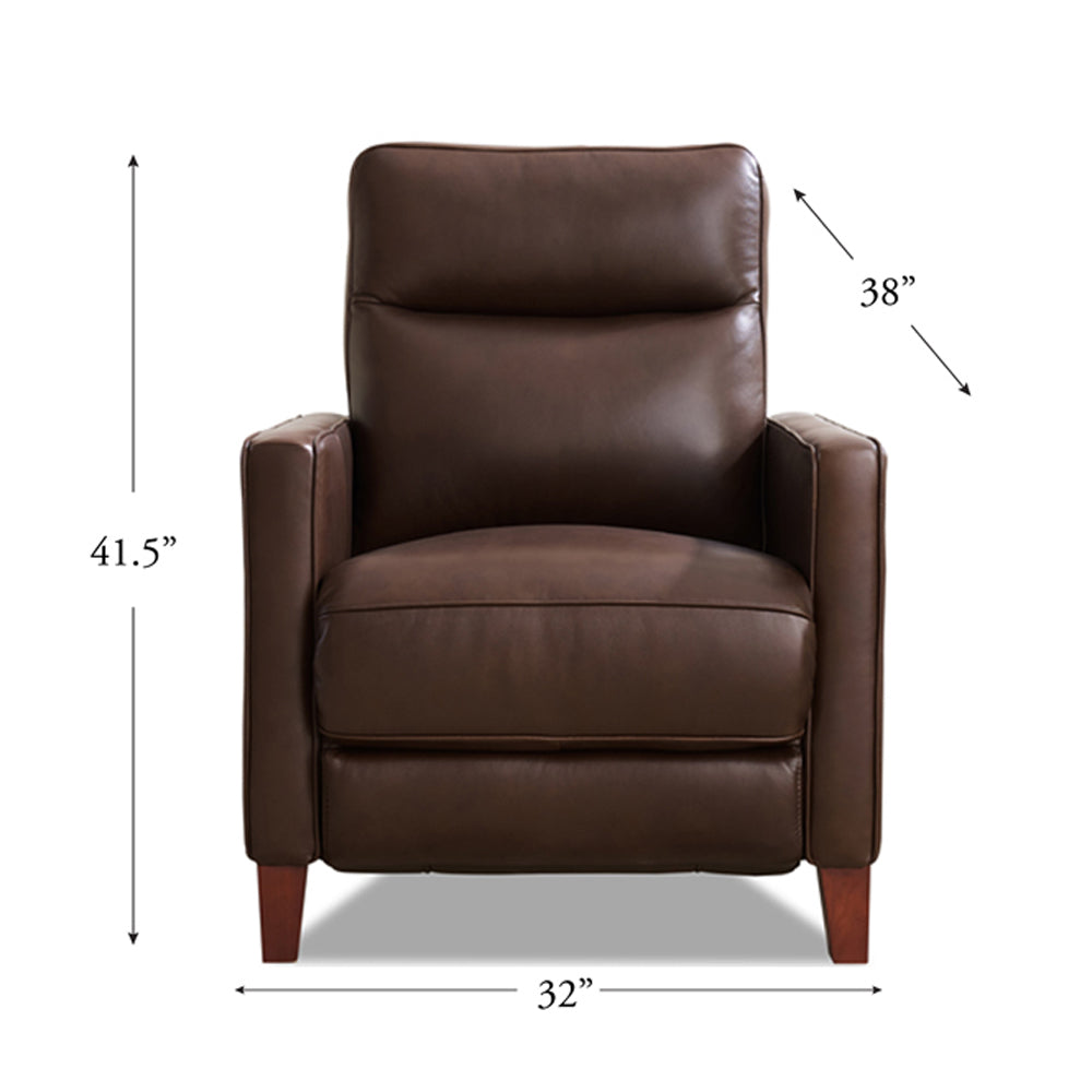 Ashby Power Headrest Zero Gravity Recliner - Chestnut