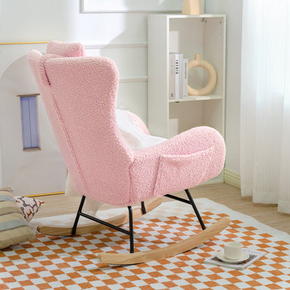 Anton Rocking Chair - Pink