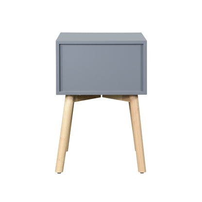 Tim Nightstand 2-Drawers - Gray