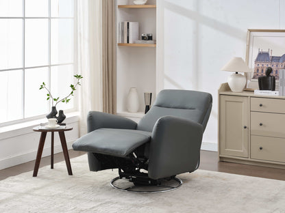 Mosley Swivel Glider Recliner Chair - Dark Gray