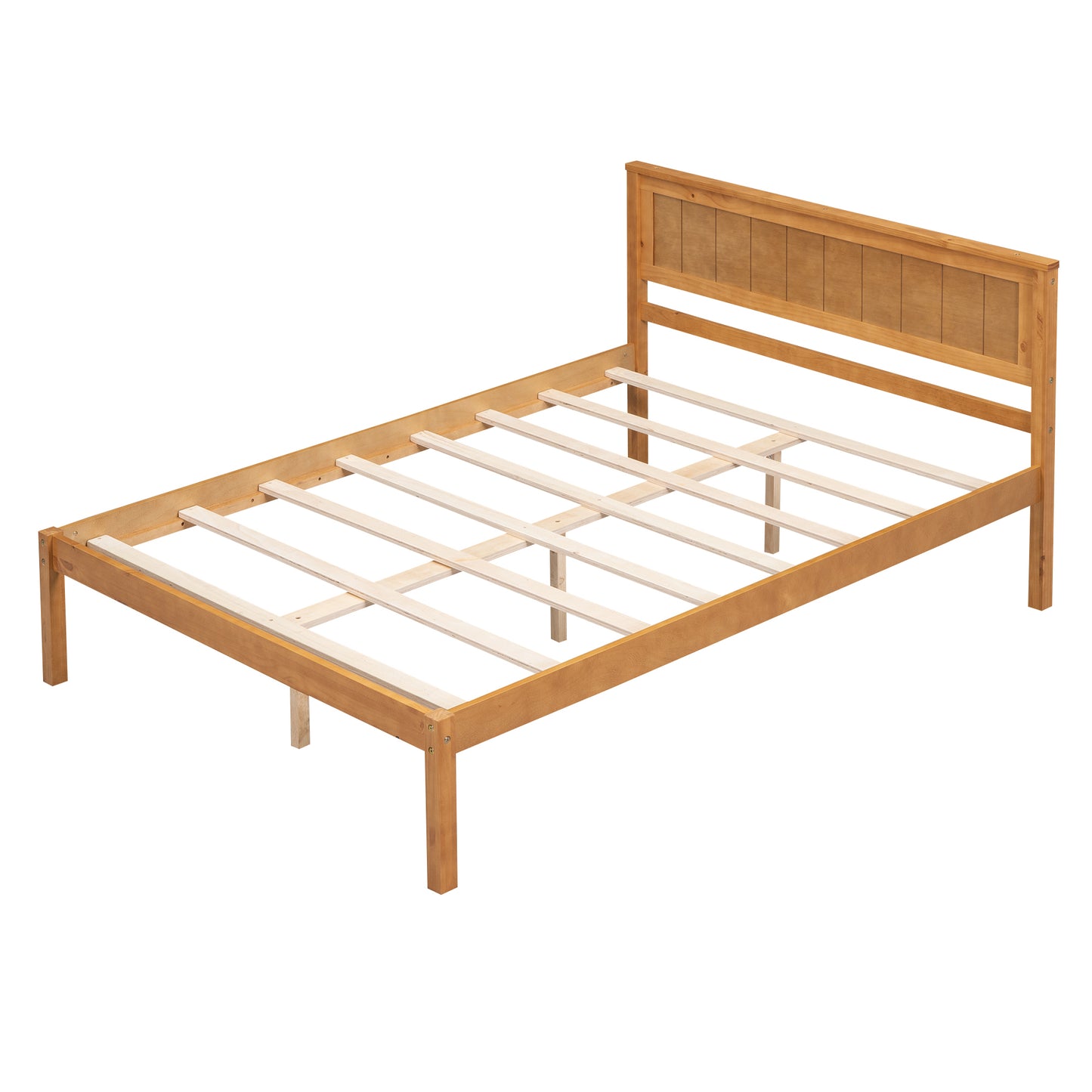 Rhoda Full Size Platform Bed Frame - Oak