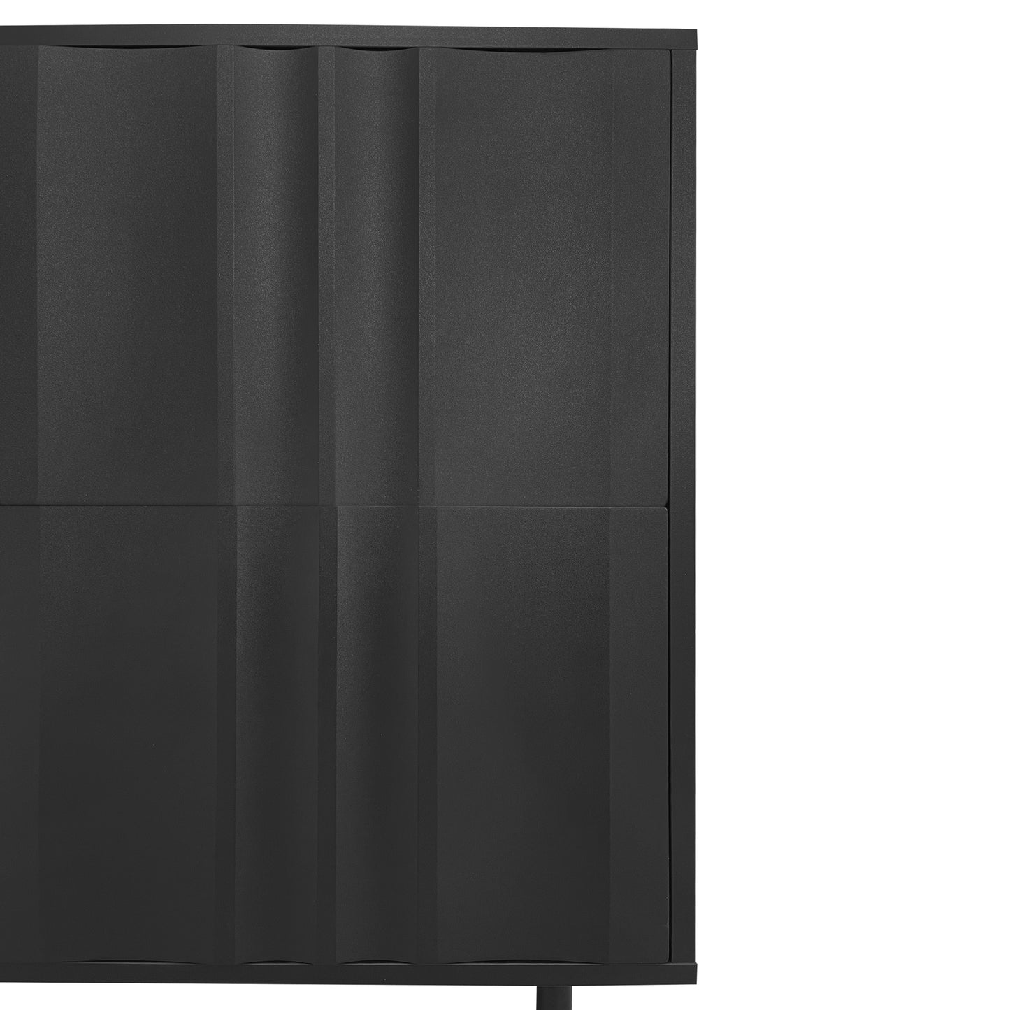 Noza Sideboard Buffet Cabinet - Black