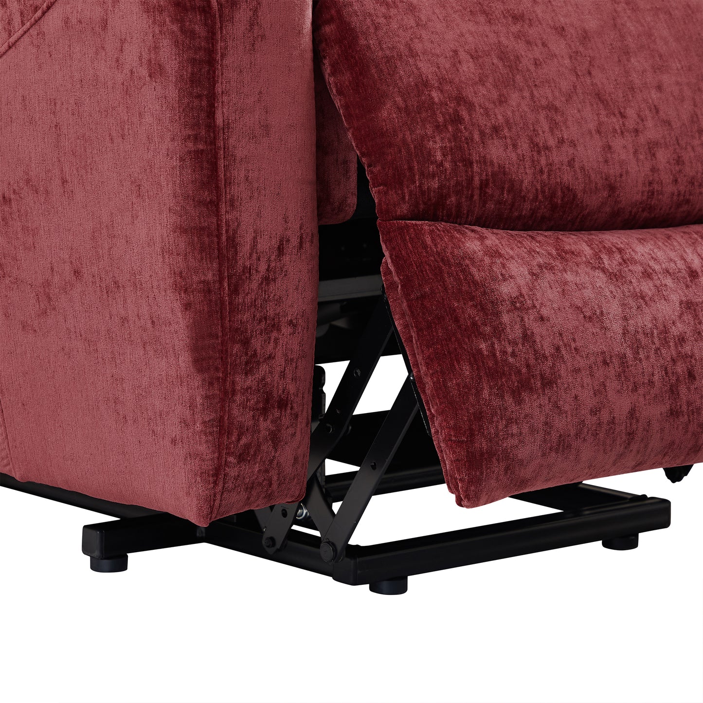 Trek Electric Power Lift Recliner Chair with Massage and Heat - Red