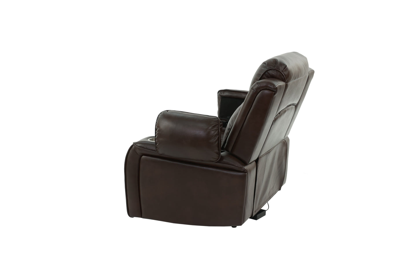 Parker Gel Leatherette Power Motion Recliner Chair - Brown