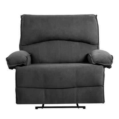 Kenzo Oversized Manual Recliner Chair - Gray