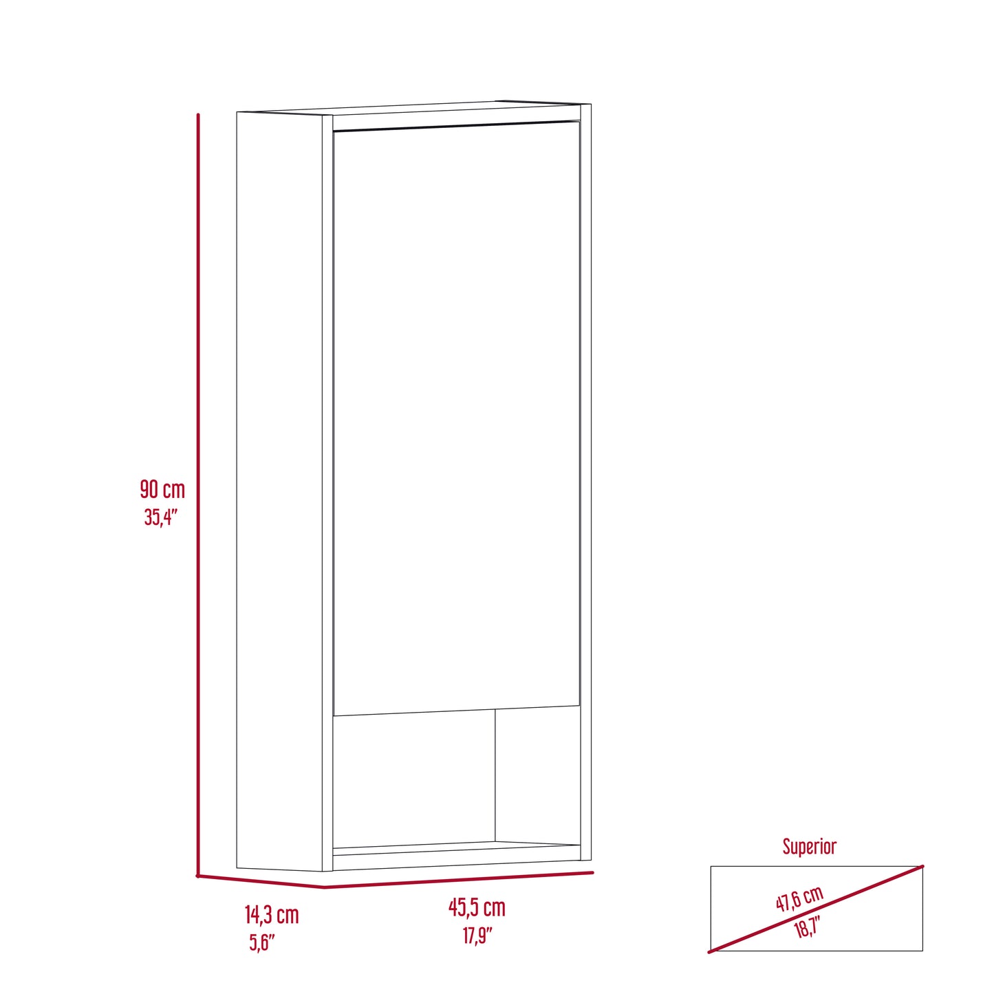 Mariana Medicine Cabinet - White