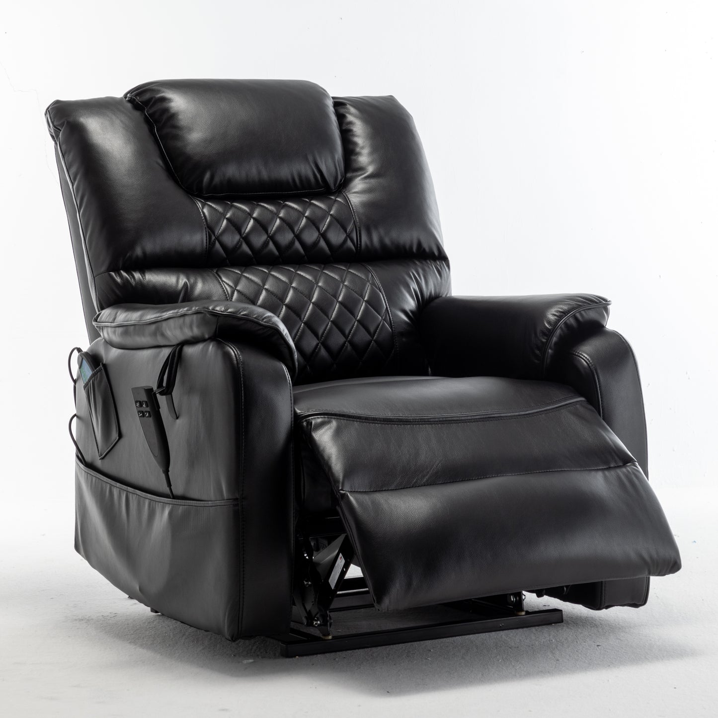 Eriga Power Lift Recliner Chair (180 degree lying flat) - Black