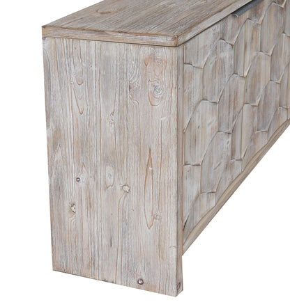 Toni 4 Door Accent Buffet Server Cabinet - Natural