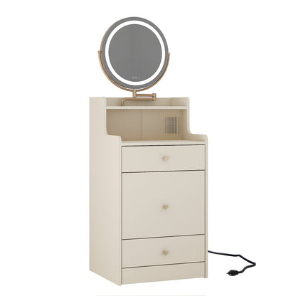 Nana 3 in 1 Vanity Desk With Mirror and Light