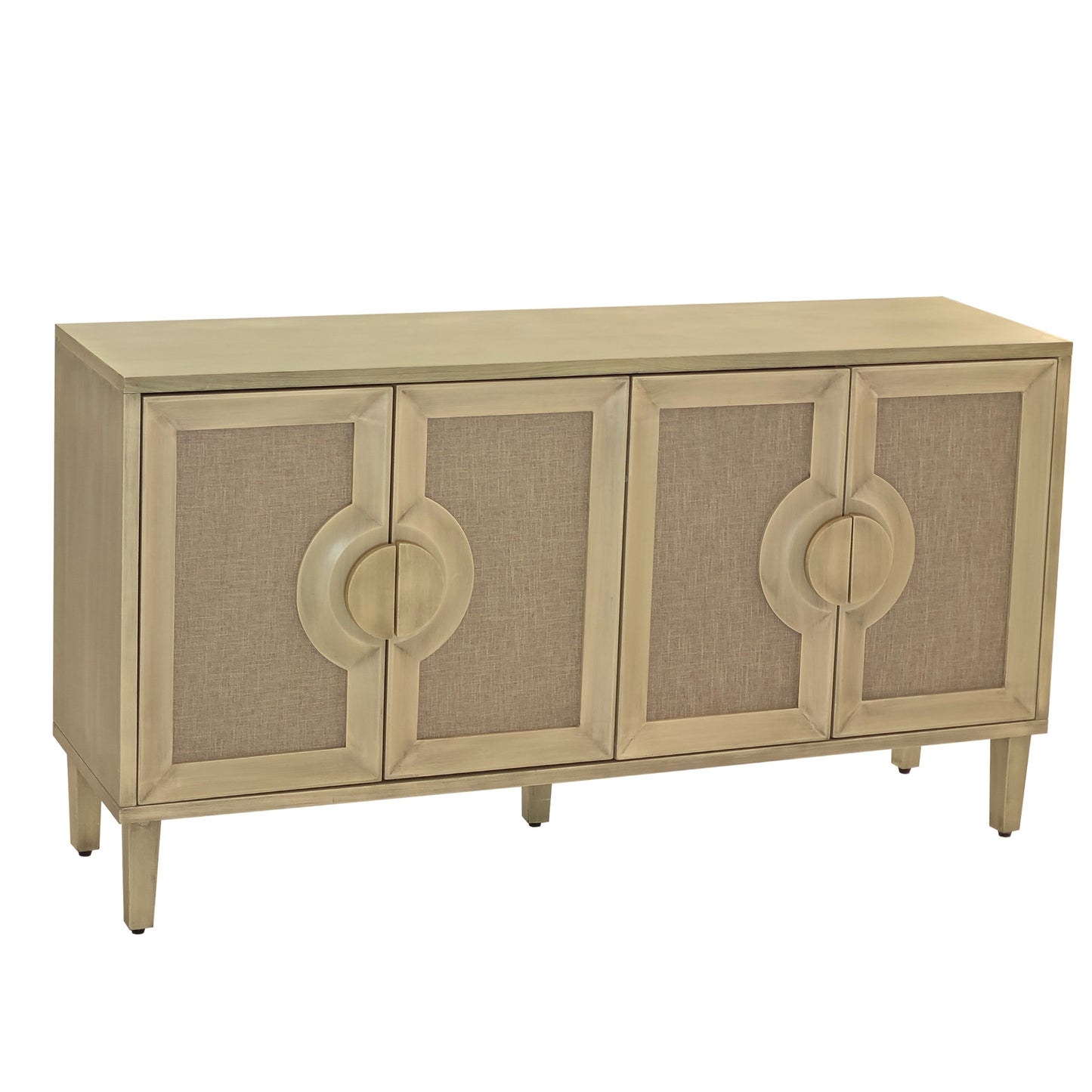 Loni Vintage 4-Door Cabinet