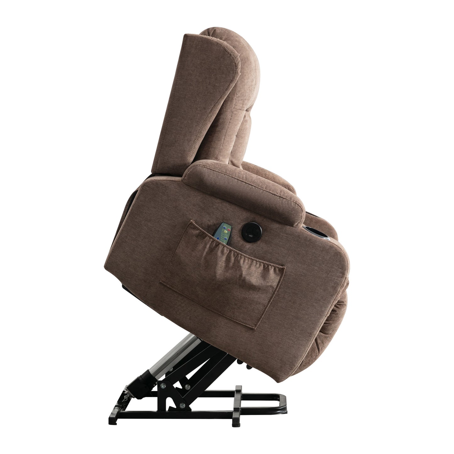 Bonilla Power Lift Recliner Chair - Brown