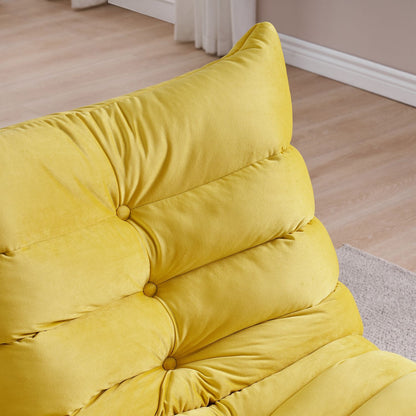 Seraphina Rotatable Recliner Chair - Yellow