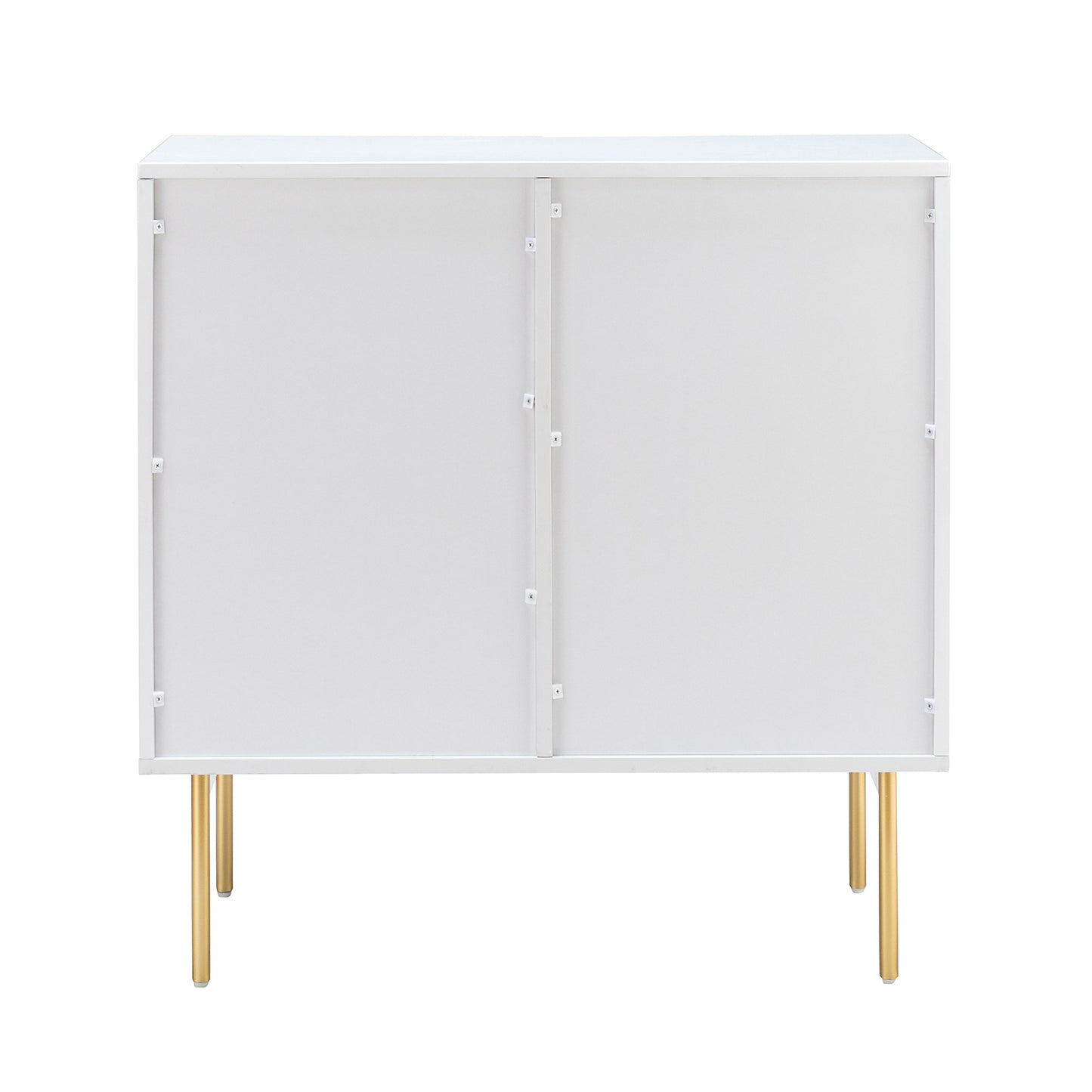 Knossos 30" Tall 2-Door Accent Cabinet - White