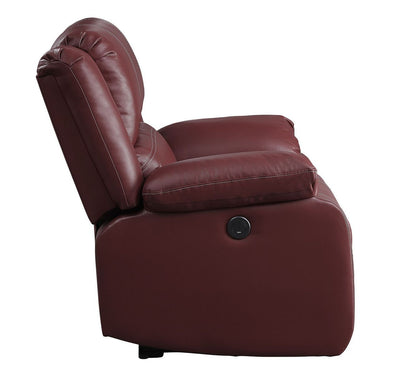 Vortex PU Power Recliner - Red