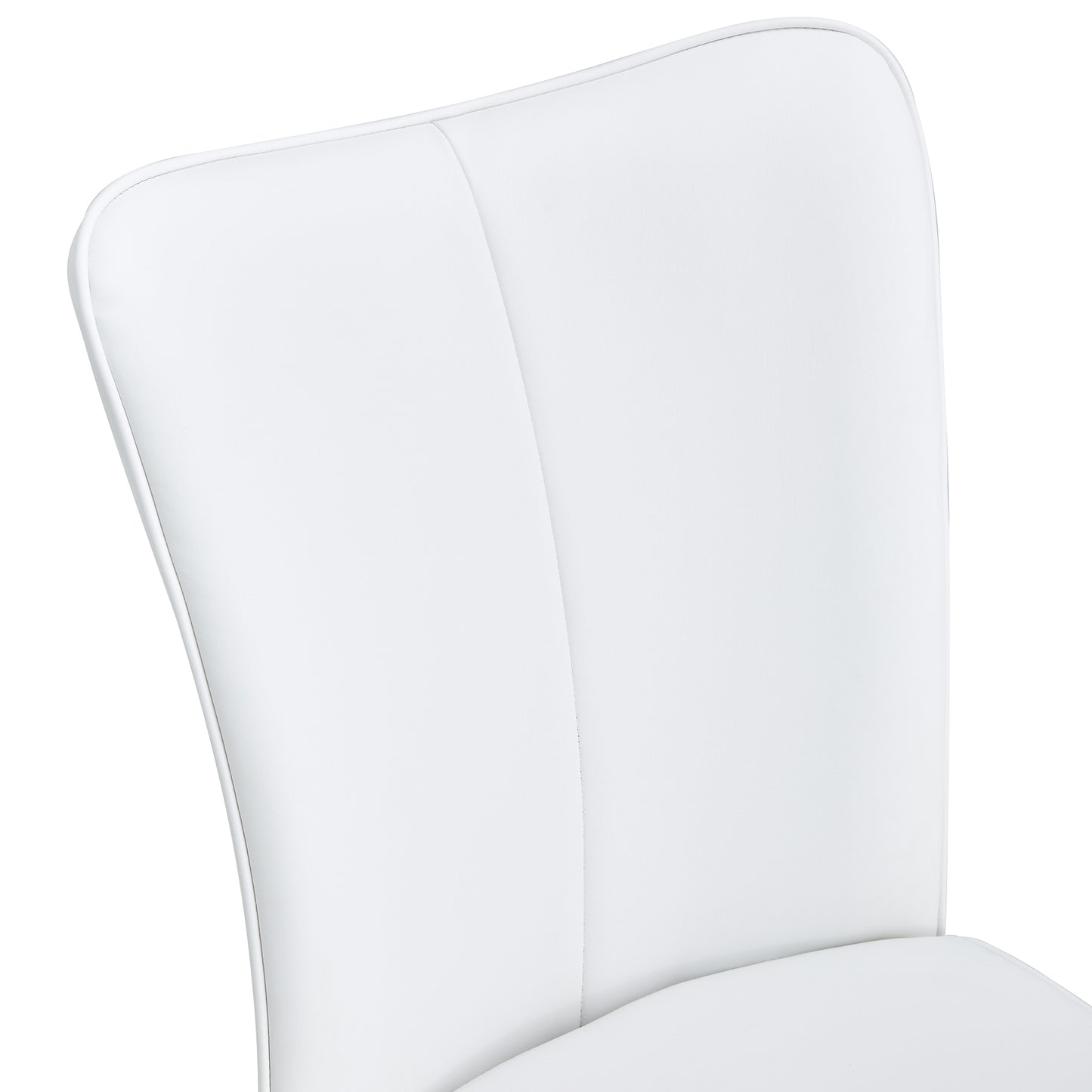 Carver PU Dining Chair Metal Leg (Set of 4) - White