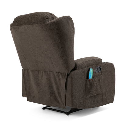 Lola Massage Recliner Chair - Brown