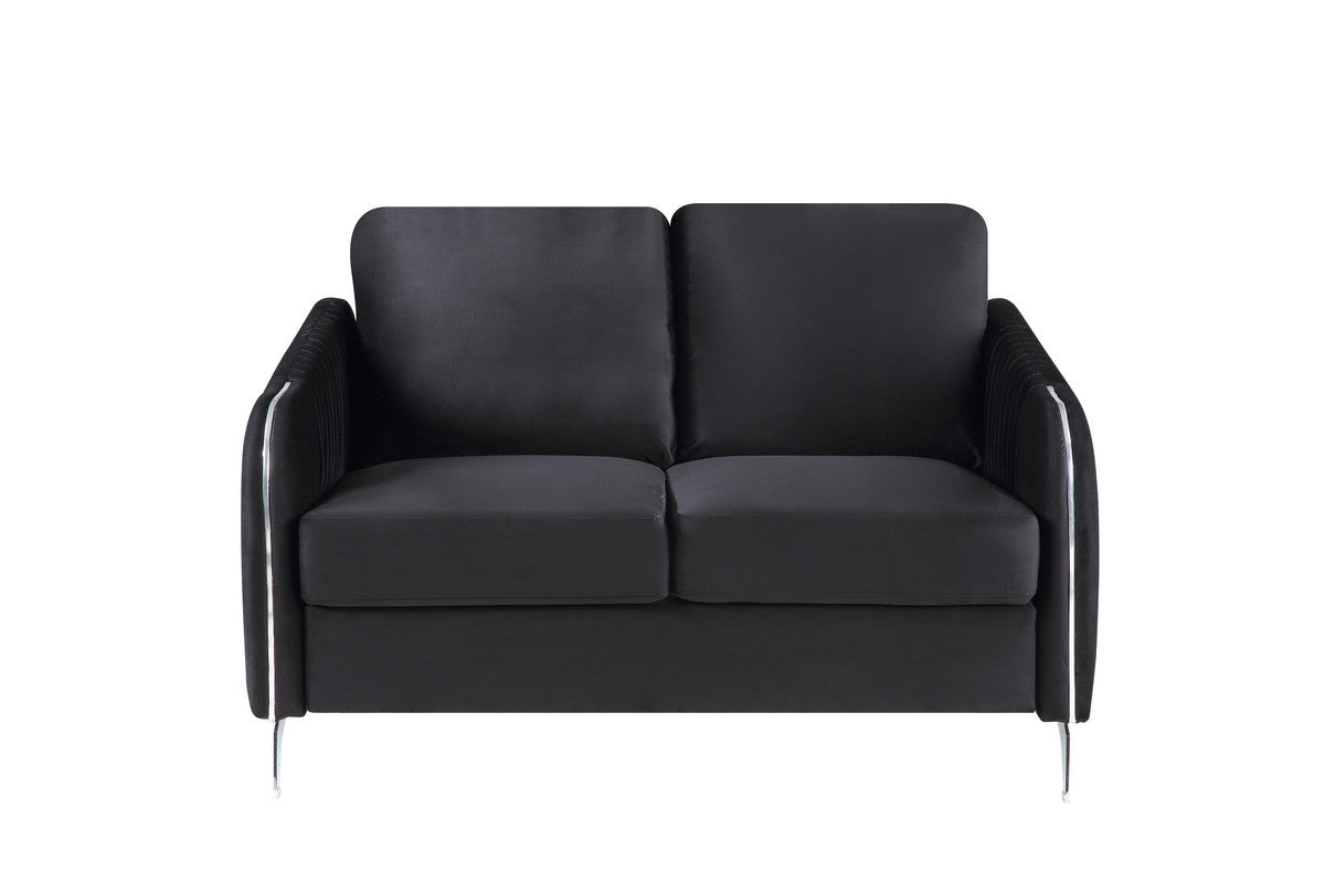 Hathaway Loveseat Couch - Black