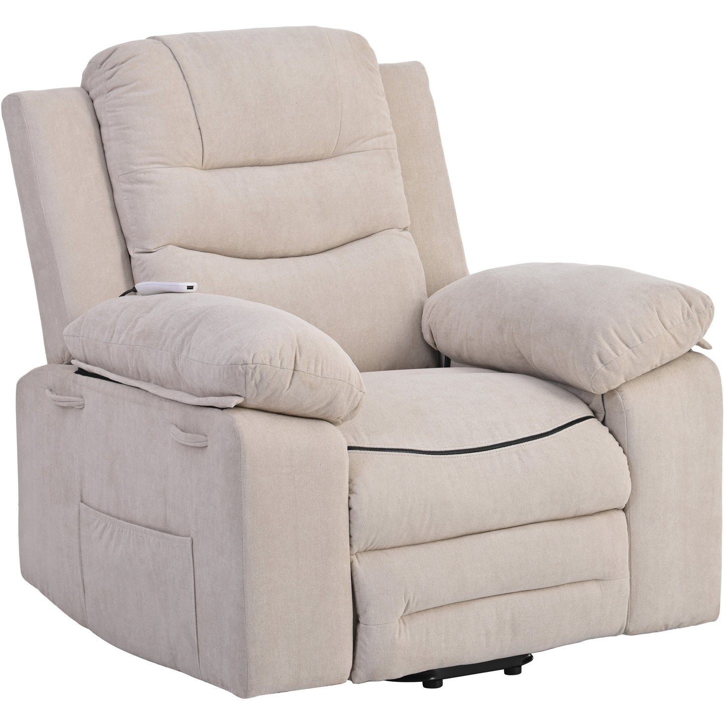 Celestial Power Lift Massage Recline Chair - Beige