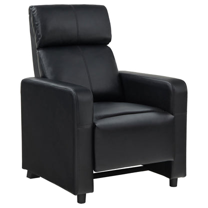 Austin Push-Back Recliner - Black