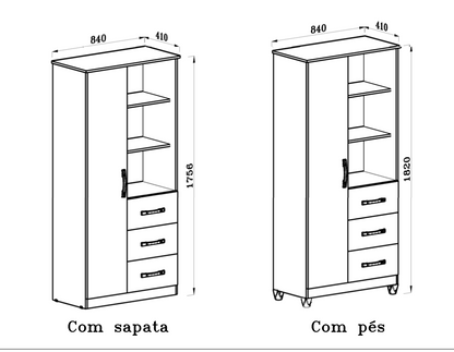 Sofia Storage Cabinet - White