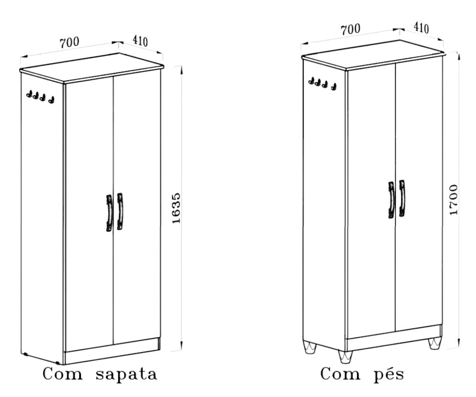 Jade Storage Cabinet - White