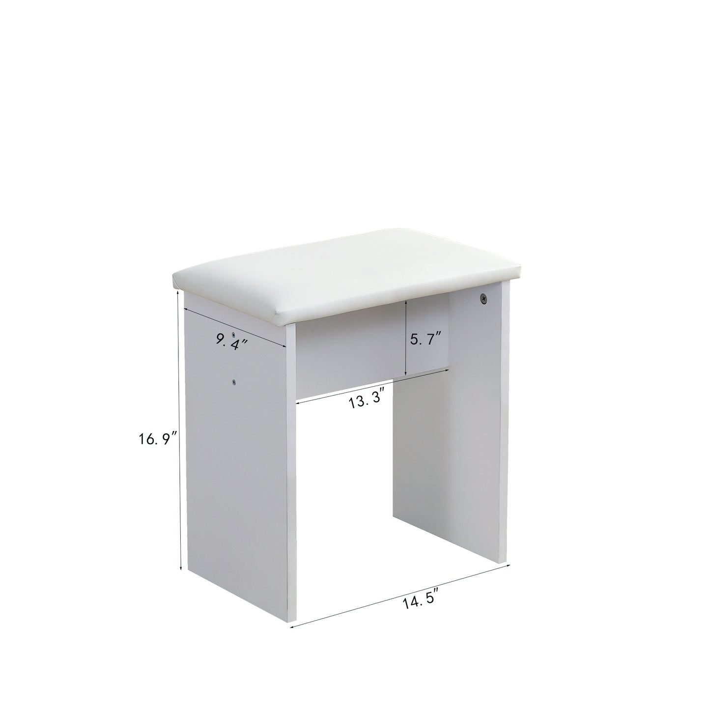 Horton Tanner Makeup Vanity Table and Stool Set