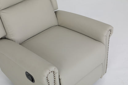 Daniela 360 Swivel Manual Recliner - Beige