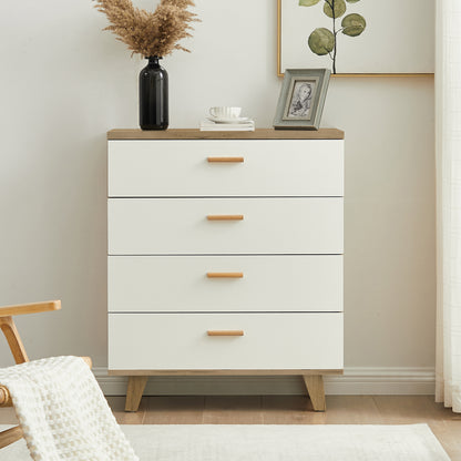 Olson III Drawer Dresser Cabinet - White Oak