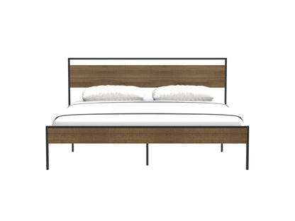 Ceres King Size Metal Bed - Cinnamon