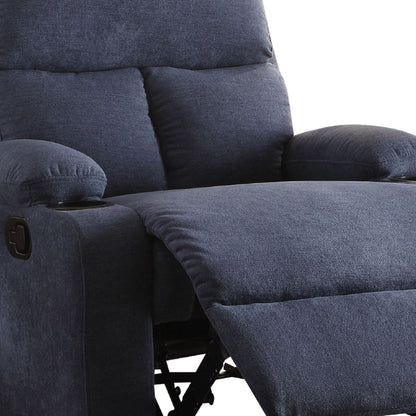 Rosia Comfy Recliner Chair - Blue