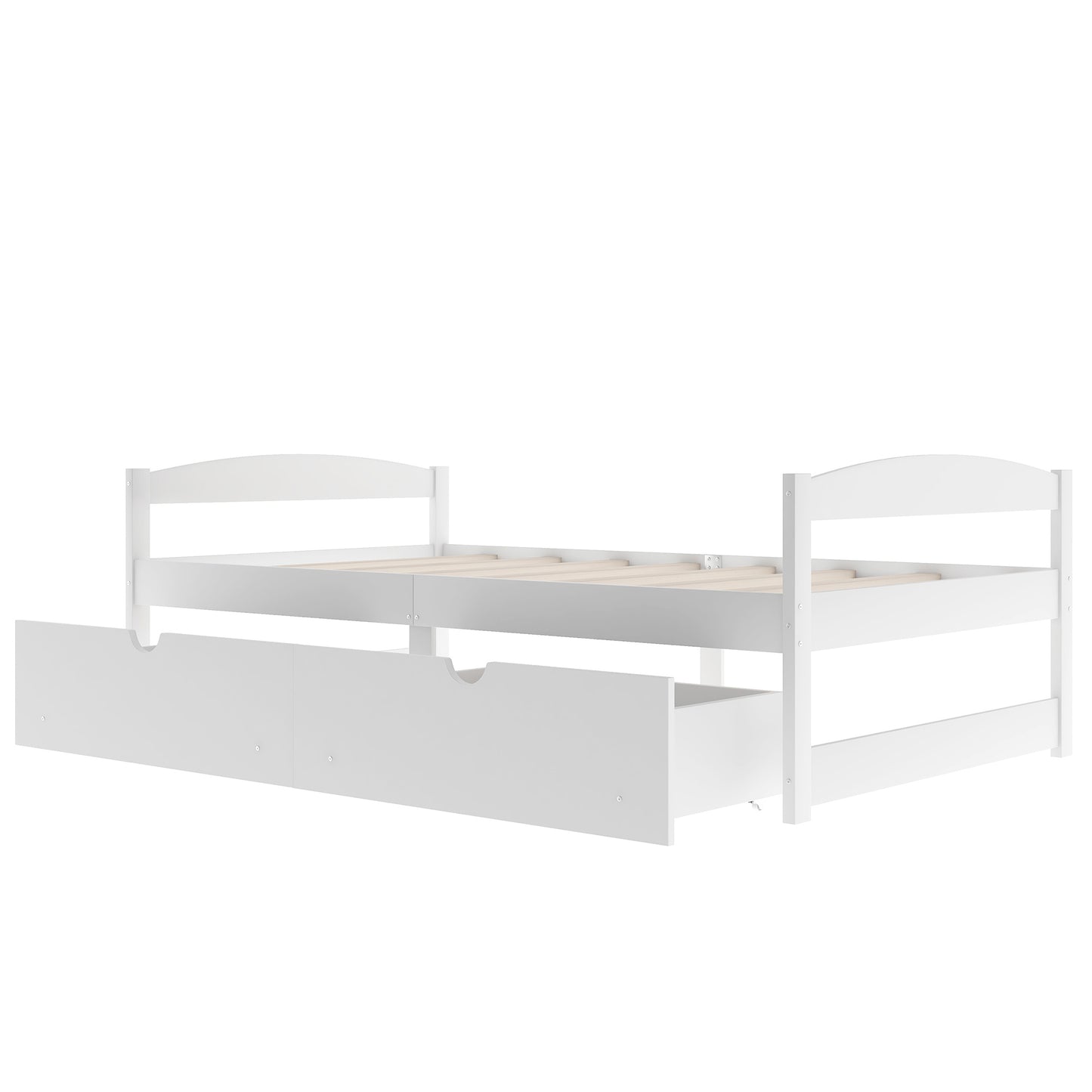 Array Twin Size Daybed with 2 Drawers - White