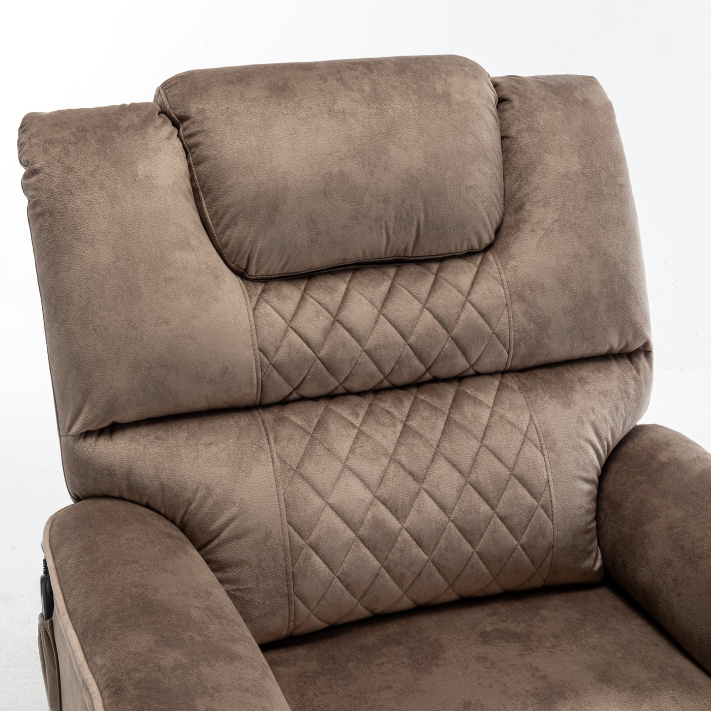 Eriga Power Lift Recliner Chair (180 degree lying flat) - Brown