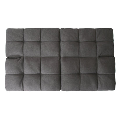 Koa Modern Convertible Memory Foam Futon Sofa Bed - Dark Grey