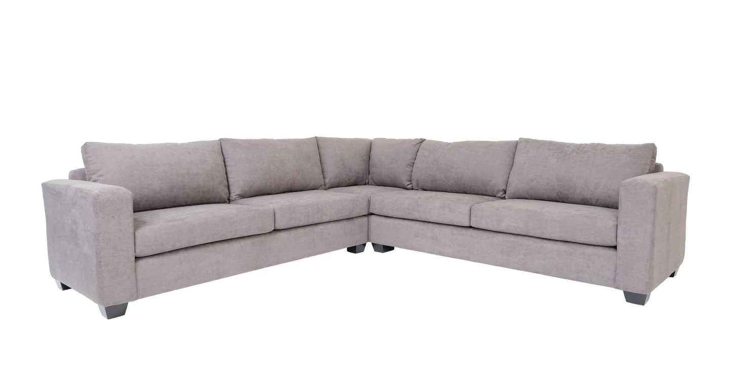 Cosmo L Shaped Sectional Sofas - CosmoGrey