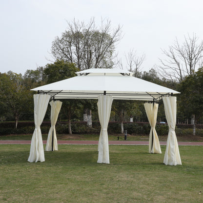 Ewa 13 x 10 ft Outdoor Patio Gazebo Canopy Tent - Beige