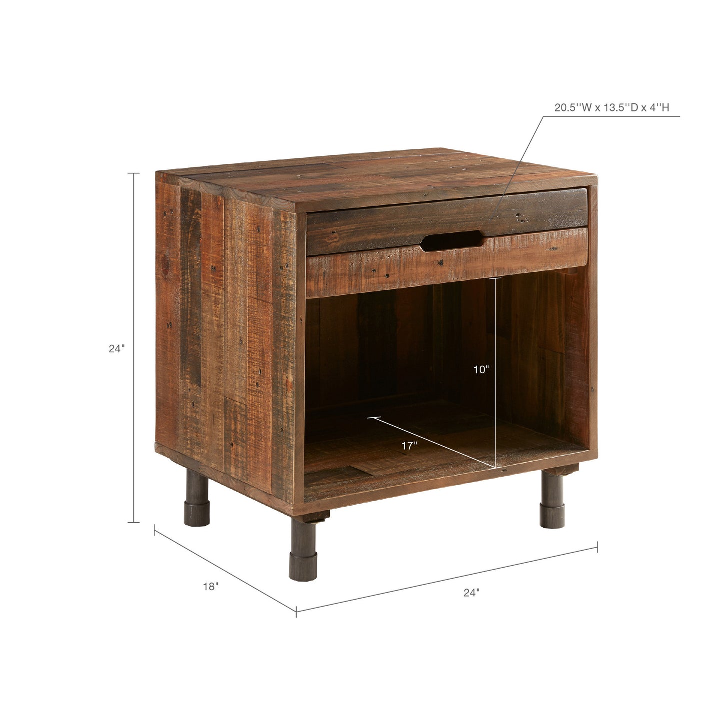 Renu Nightstand - Light Brown