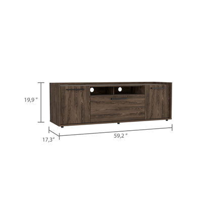 Brock TV Stand - Dark Walnut