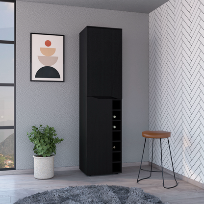 Obregon Tall Cabinet - Black