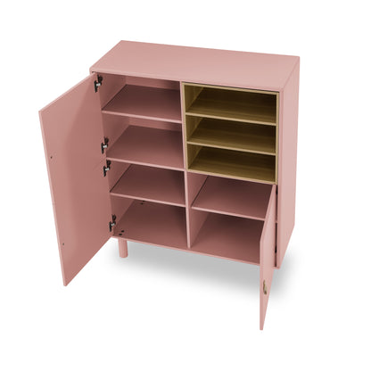 Giga Storage Wooden Cabinet - Pink