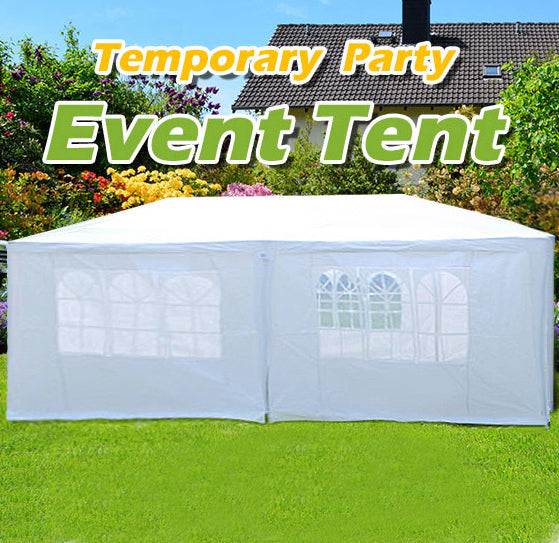 EZ 10x20 ft Wedding Party Canopy - White