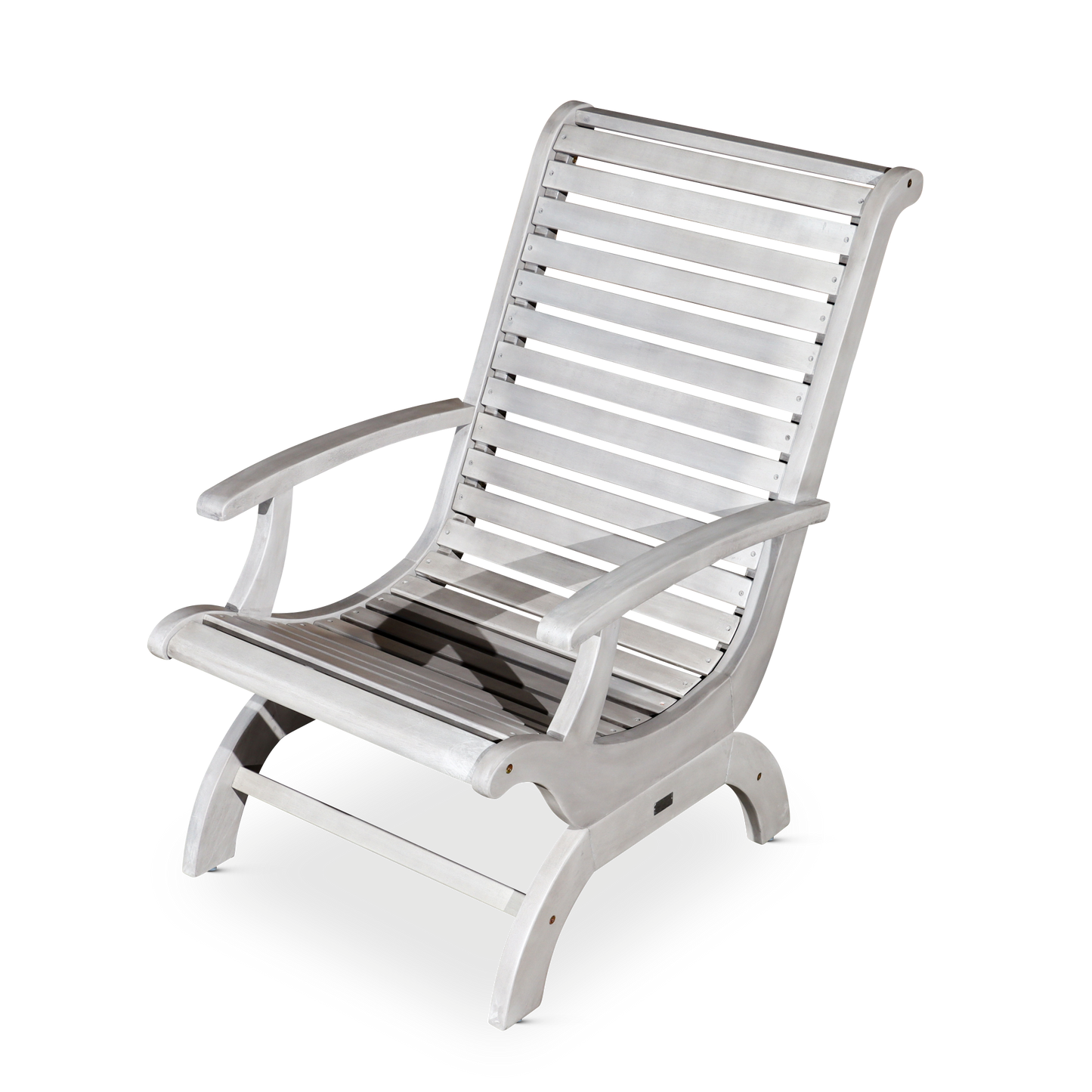 Go Green Eucalyptus Wood Chair - Silver+Gray