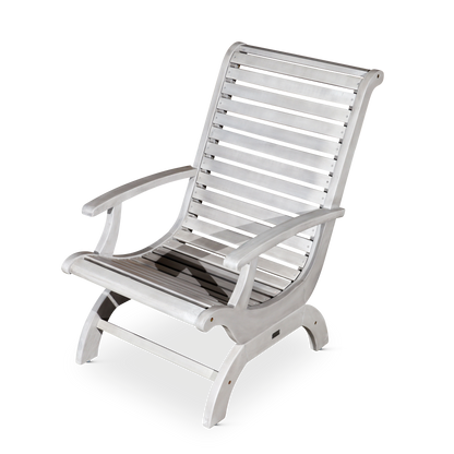 Go Green Eucalyptus Wood Chair - Silver+Gray