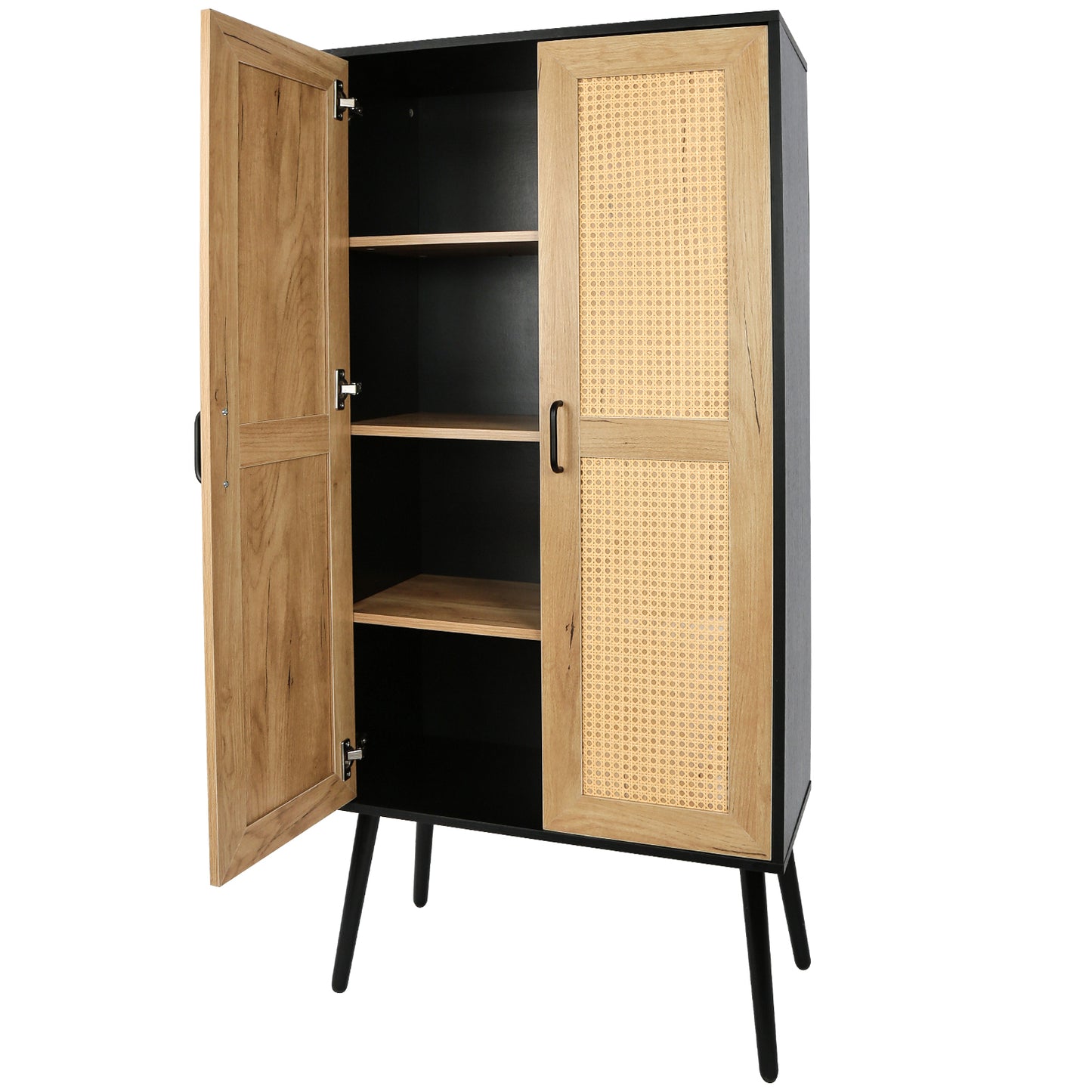 Nix Rattan Doors Storage Cabinet