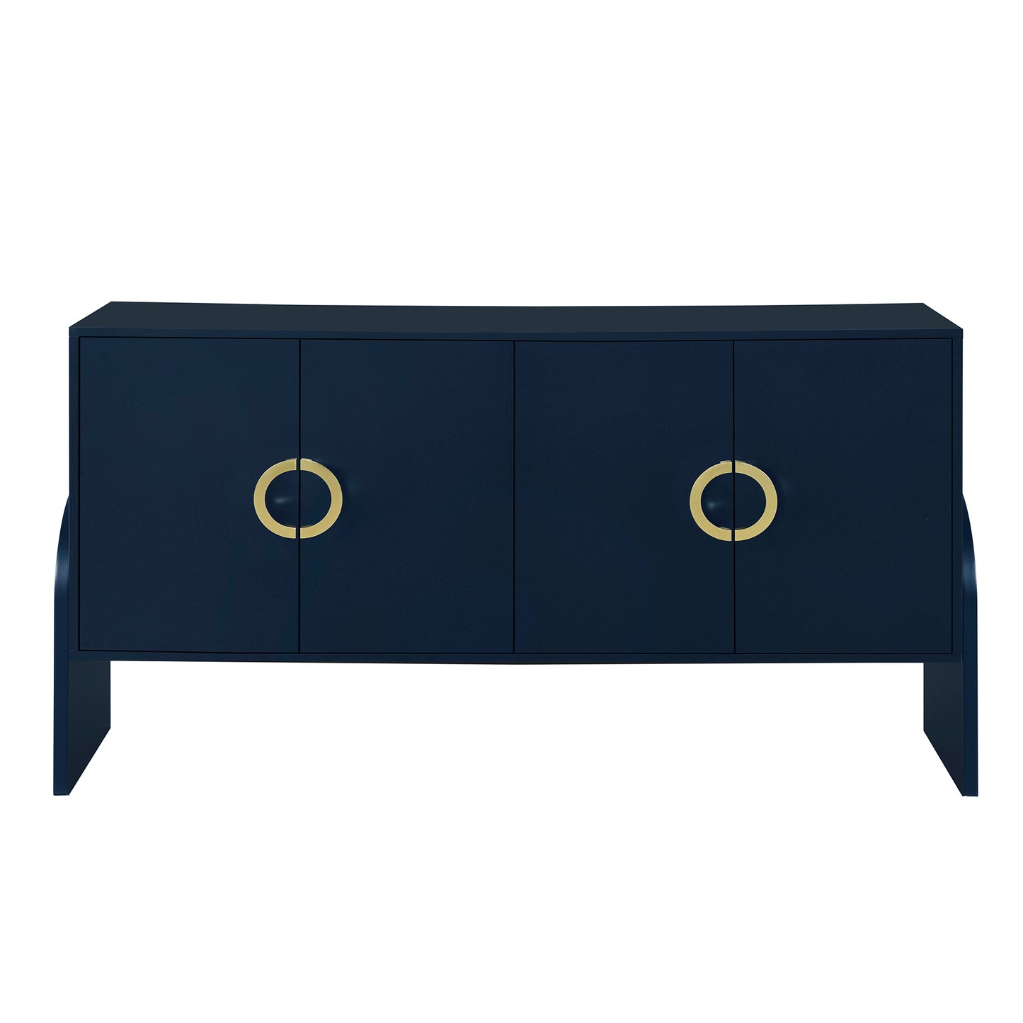 O II Metal Handle Storage Cabinet - Navy Blue