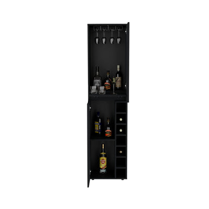 Obregon Tall Cabinet - Black