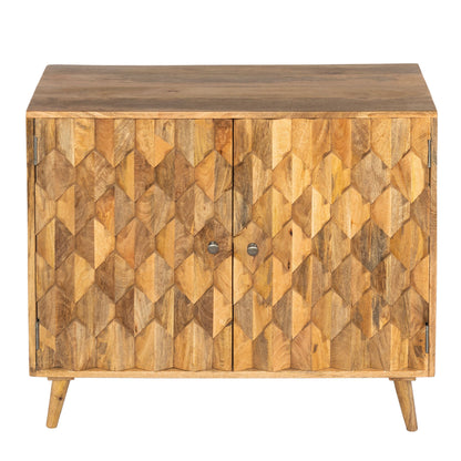 Honeycomb Handcrafted Accent Cabinet